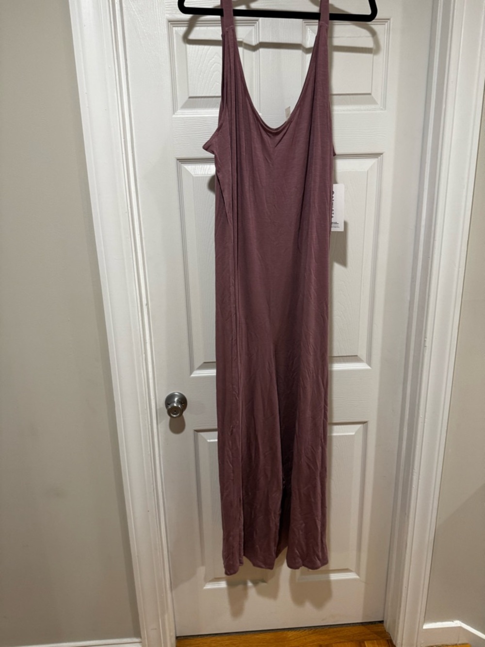 Athleta Mauve Nighttime Bliss Sleep V Neck Romper